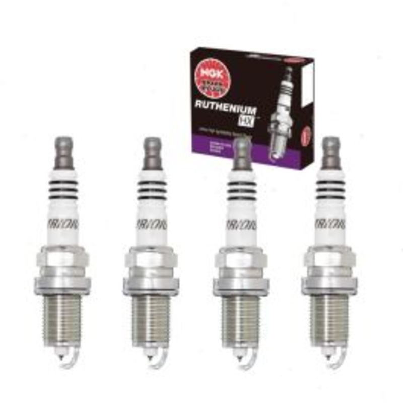 4 pc NGK Ruthenium HX Spark Plugs for 2014-2016 Kia Forte Koup 1.6L L4