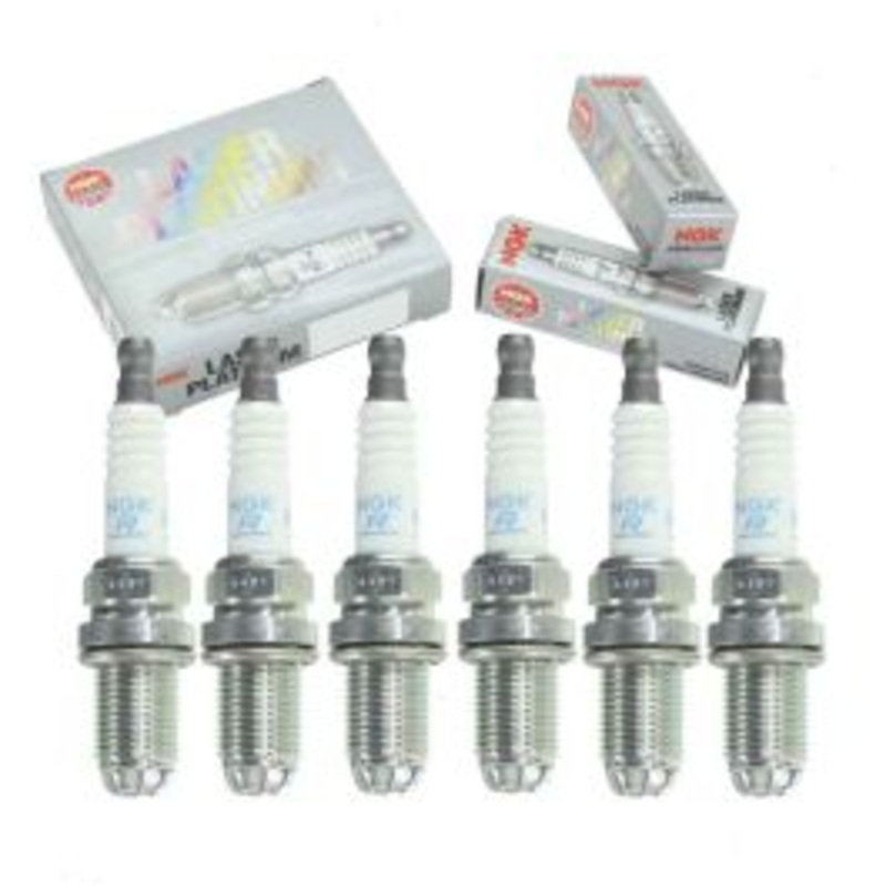 6 pc NGK Laser Platinum Spark Plugs for 2001-2005 BMW 330xi 3.0L L6
