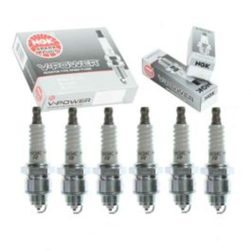 6 pc NGK V-Power Spark Plugs for 1961-1962 Chevrolet Impala 3.8L L6