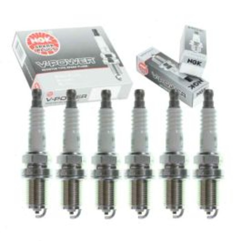 6 pc NGK V-Power Spark Plugs for 1995-1997 Mercedes-Benz C36 AMG 3.6L L6