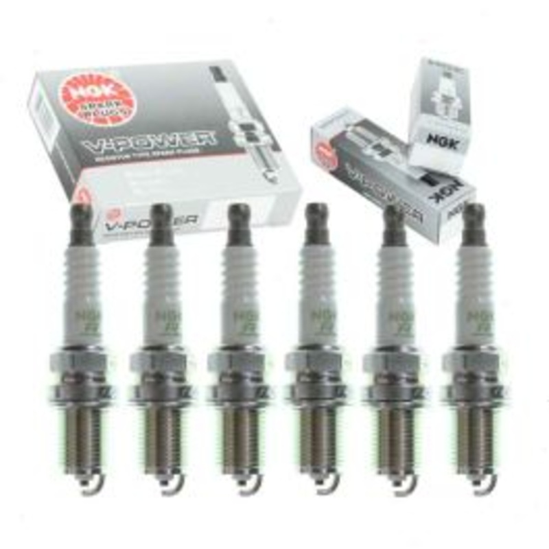 6 pc NGK V-Power Spark Plugs for 2003-2004 Acura RL 3.5L V6
