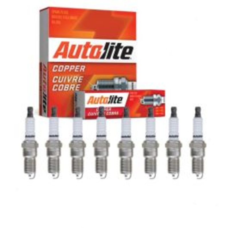 8 pc Autolite Copper Core Spark Plugs for 2000-2012 GMC Yukon XL 1500 5.3L 6.0L 6.2L V8