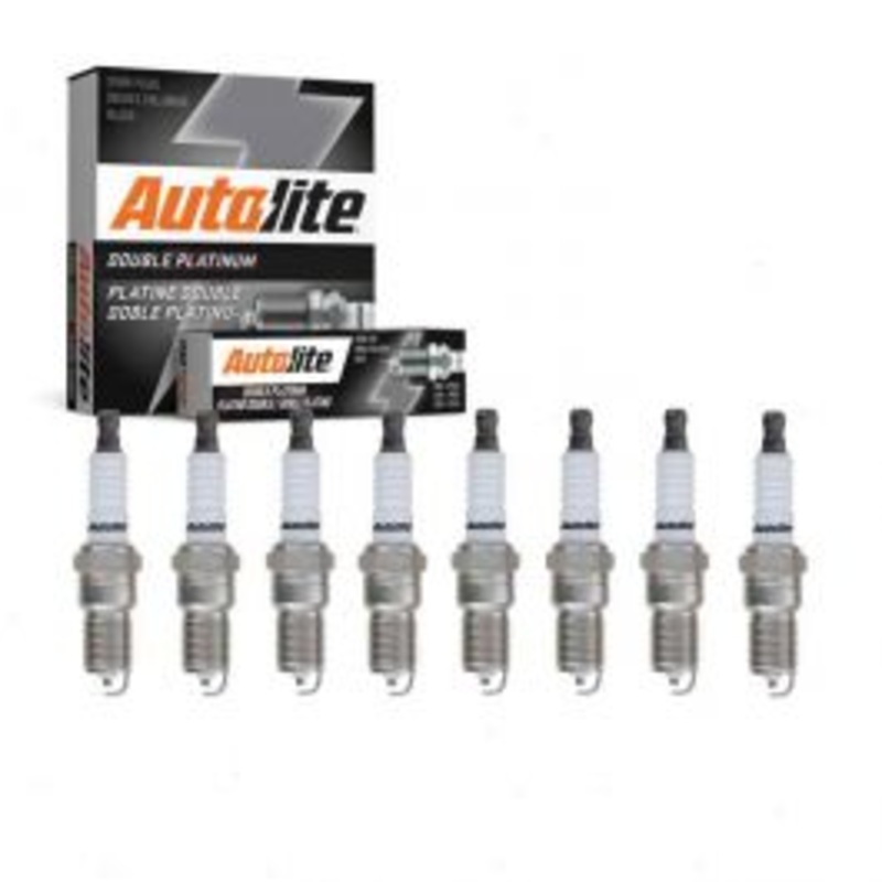 8 pc Autolite Double Platinum Spark Plug for 2007-2012 GMC Sierra 3500 HD
