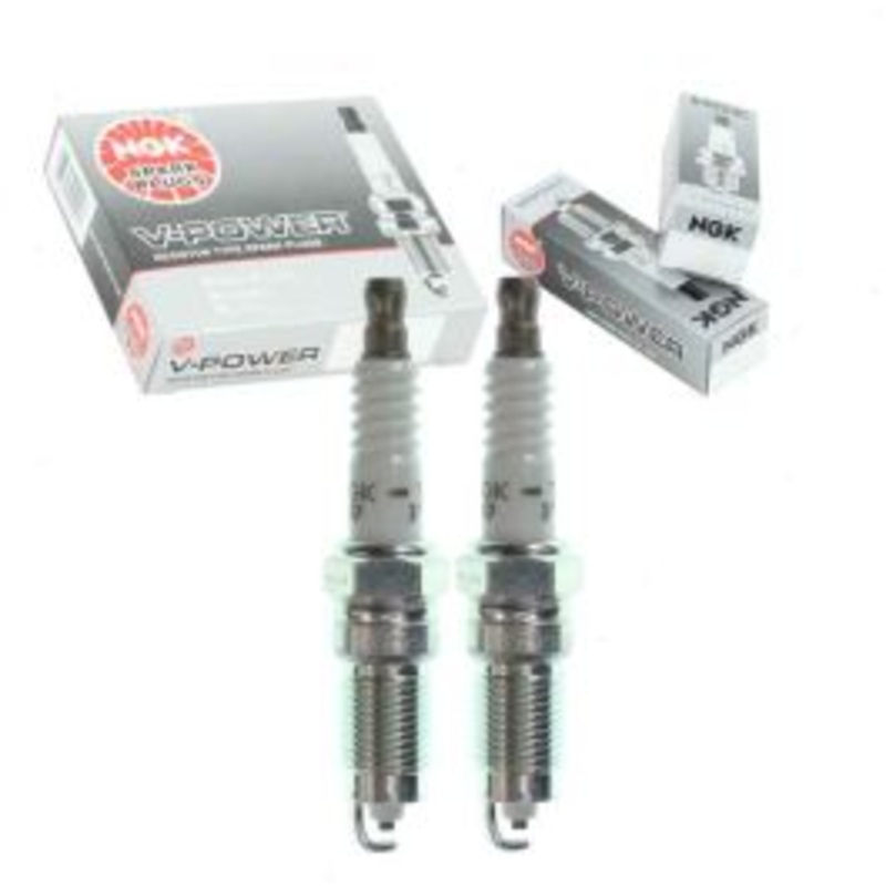 2 pc NGK V-Power 2683 TR55-1 Spark Plugs