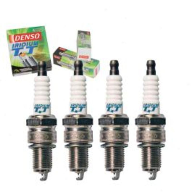 4 pc DENSO Iridium TT Spark Plugs for 1984-1993 Dodge Daytona 2.2L 2.5L L4