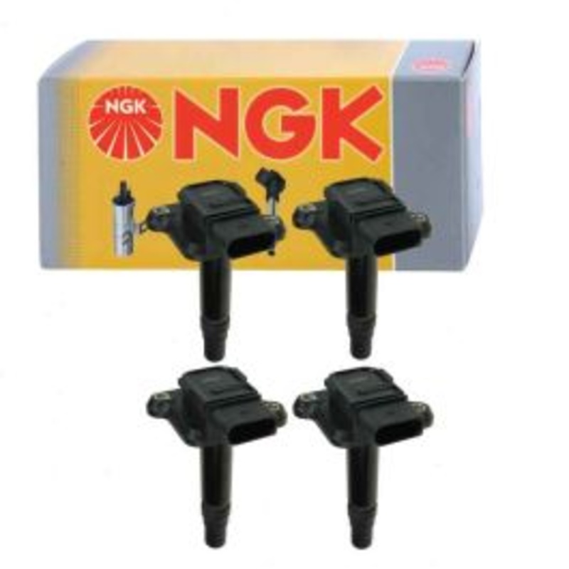 4 pc NGK Ignition Coils for 1999-2000 Audi A4 1.8L L4
