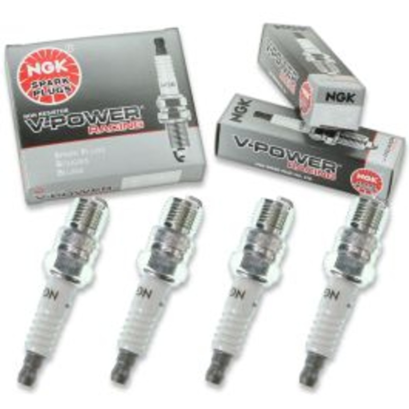 4 pc NGK V-Power Racing 3442 R5673-9 Spark Plugs