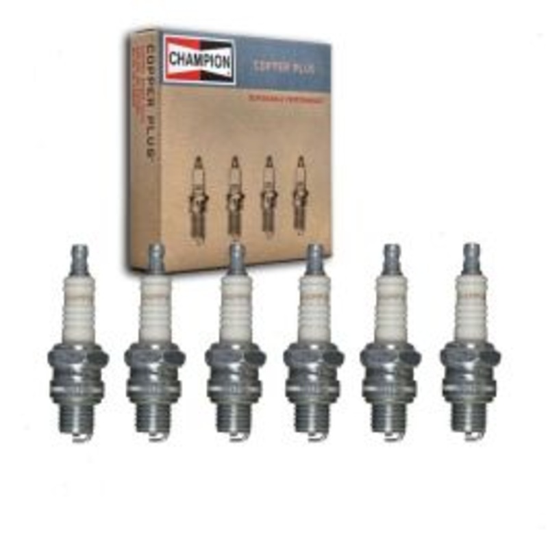 6 pc Champion Copper Plus 811 L82C Spark Plugs