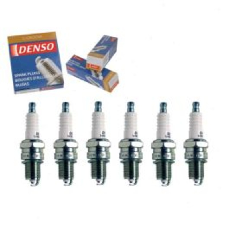 6 pc DENSO Standard U-Groove Spark Plugs for 1989-1991 Dodge W150 3.9L V6