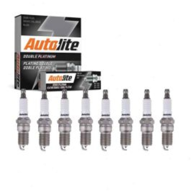 8 pc Autolite Double Platinum Spark Plug for 1999-2016 Ford E-350 Super Duty