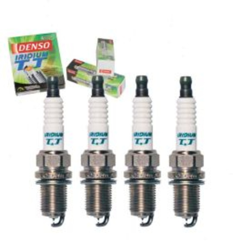 4 pc DENSO Iridium TT Spark Plugs for 1988-1990 Honda Prelude 2.0L L4