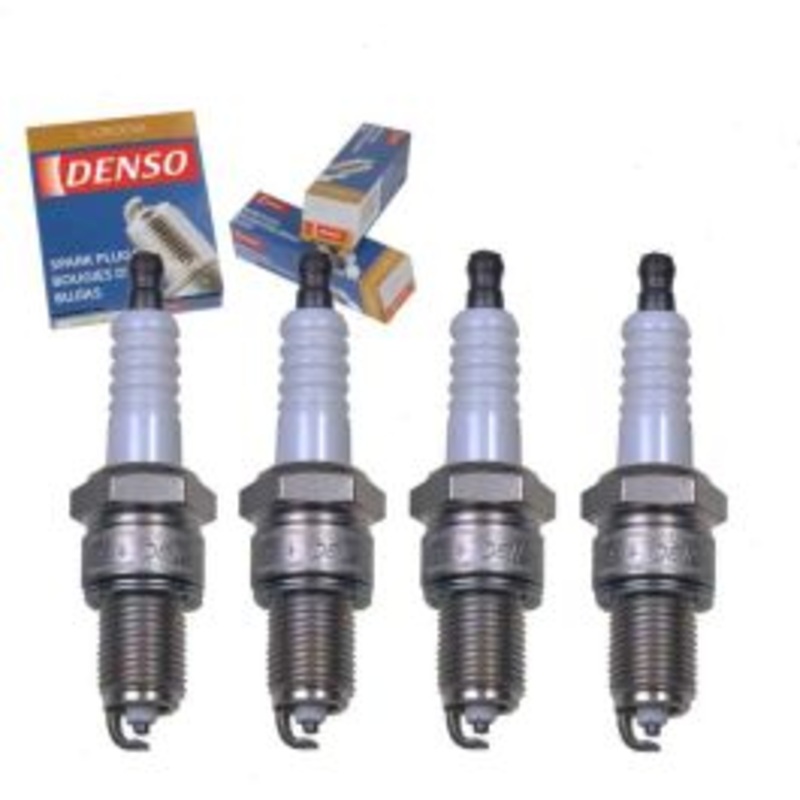 4 pc DENSO Standard U-Groove Spark Plugs for 1978-1979 Plymouth Sapporo 1.6L L4