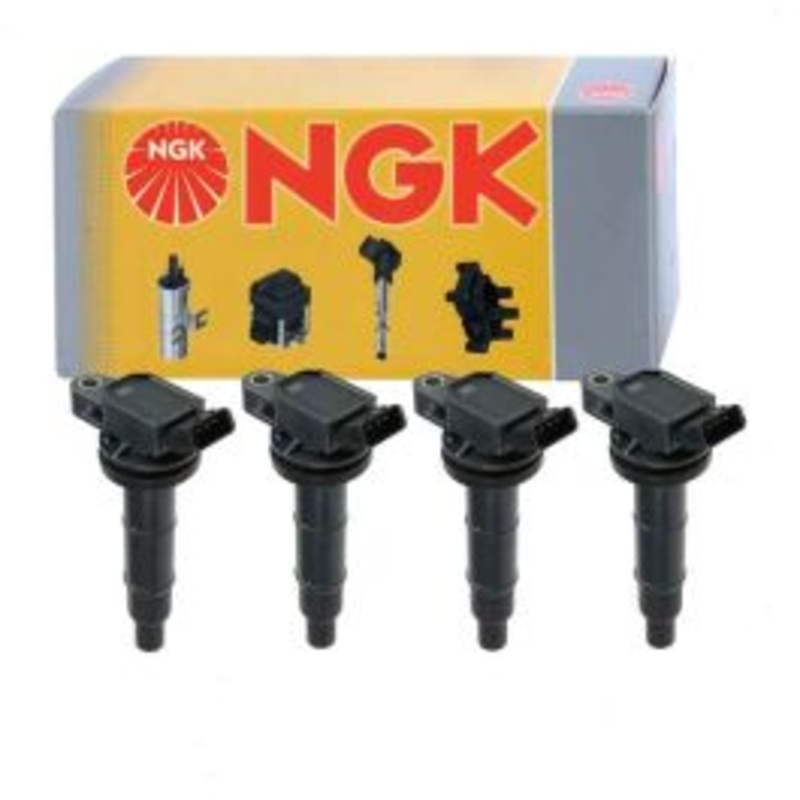4 pc NGK Ignition Coils for 2002-2011 Toyota Camry 2.4L L4