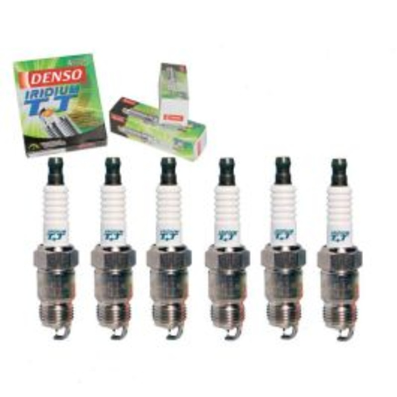 6 pc DENSO Iridium TT Spark Plugs for 1985-1995 Chevrolet G20 4.3L V6