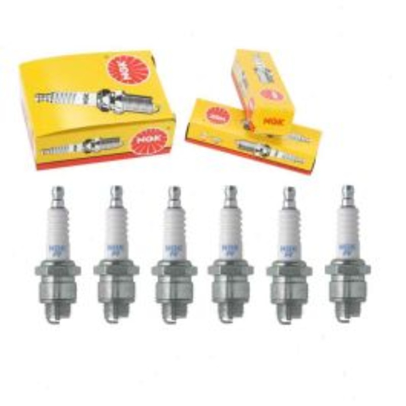 6 pc NGK Standard Spark Plugs for 1962 Chevrolet P10 Series 3.8L L6