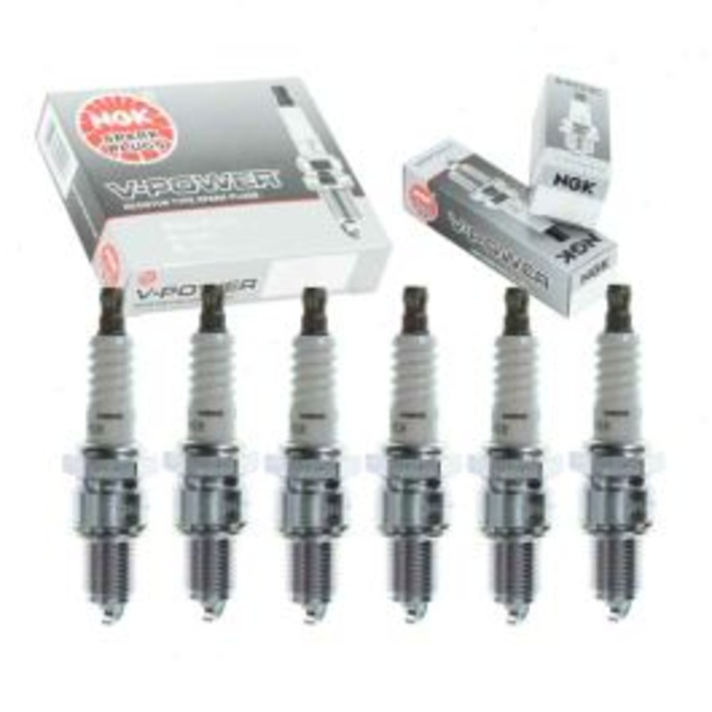 6 pc NGK V-Power Spark Plugs for 1968-1969 Buick Special 4.1L L6