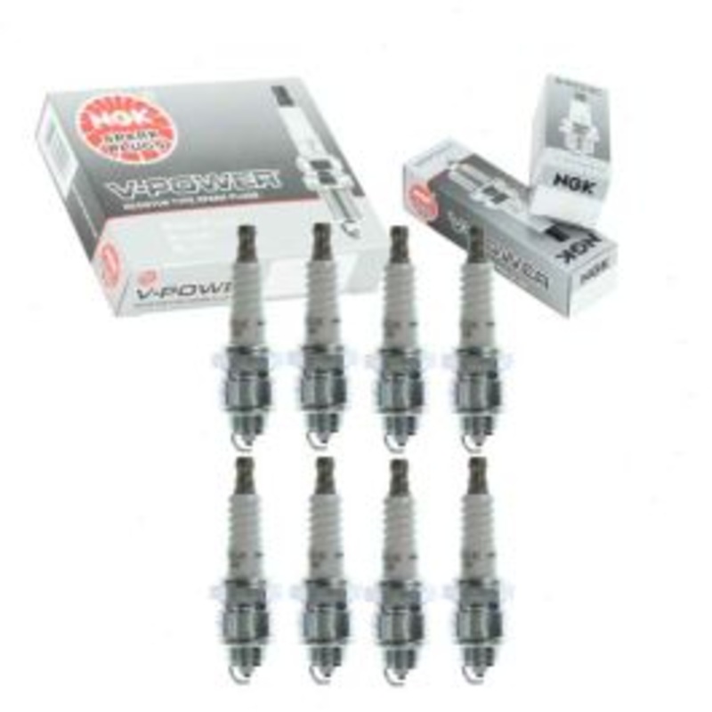 8 pc NGK V-Power Spark Plugs for 1969-1970 International 1200D 4.4L 5.0L V8