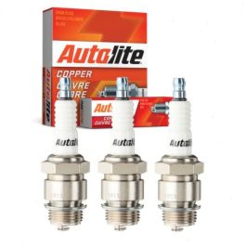 3 pc Autolite Copper Core Spark Plugs for 1959-1968 Saab 95 0.8L L3
