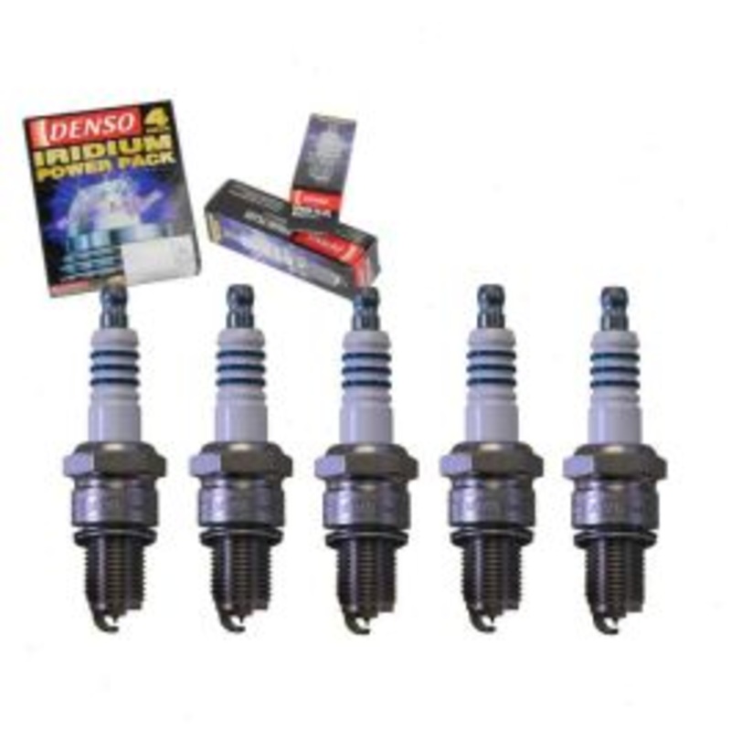 5 pc DENSO Iridium Power Spark Plugs for 1989-1991 Audi 100 2.3L L5