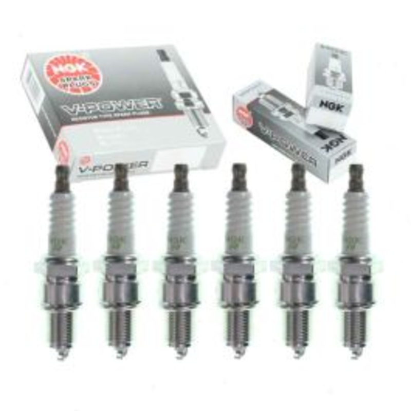 6 pc NGK V-Power Spark Plugs for 1992-1996 Mitsubishi Diamante 3.0L V6
