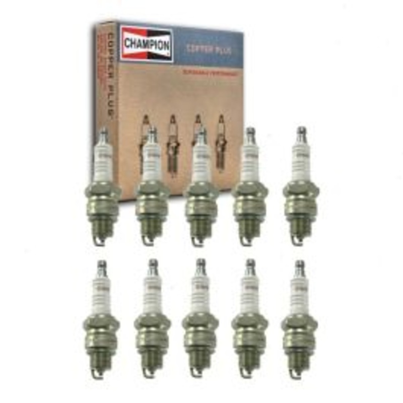 10 pc Champion Copper Plus 327 RL87YC Spark Plugs
