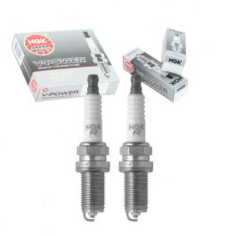 2 pc NGK V-Power 95945 LFR5A-11 BLYB Spark Plugs