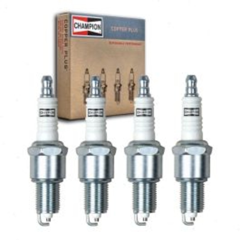 4 pc Champion Copper Plus Spark Plugs for 1986-1994 Pontiac Sunbird 1.8L 2.0L L4
