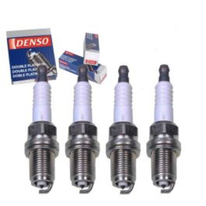 4 pc DENSO Double Platinum Spark Plugs for 2014-2016 Cadillac ELR 1.4L L4
