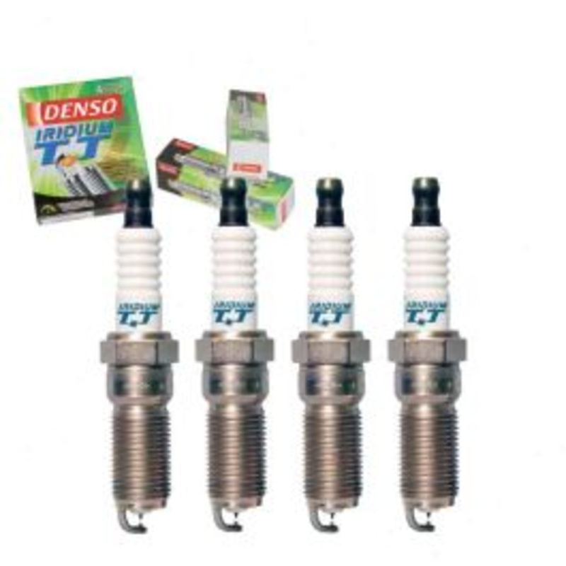4 pc DENSO Iridium TT Spark Plugs for 2015-2017 Ford Mustang 2.3L L4