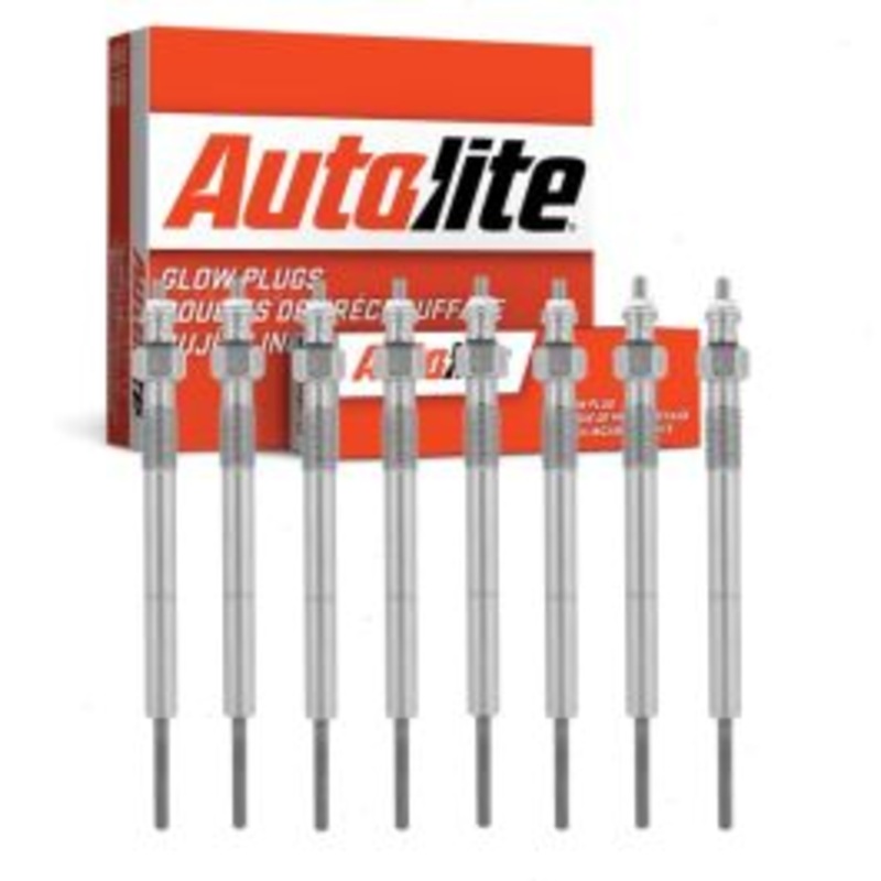 8 pc Autolite Diesel Glow Plugs for 2001-2005 GMC Sierra 2500 HD