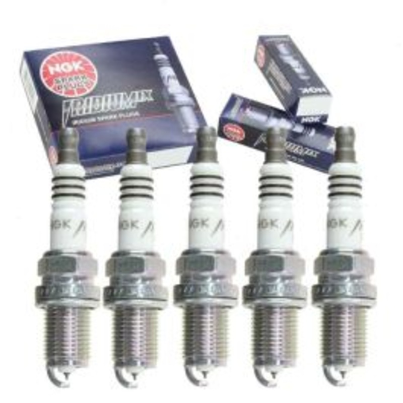5 pc NGK Iridium IX Spark Plugs for 1992-1994 Audi S4 2.2L L5