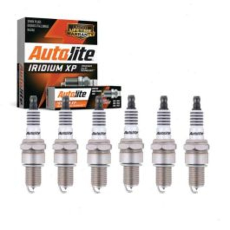 6 pc Autolite Iridium XP Spark Plug for 1992-1994 Plymouth Sundance 3.0L V6