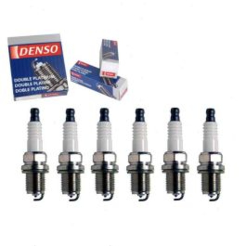 6 pc DENSO Double Platinum Spark Plugs for 1999 Isuzu VehiCROSS 3.5L V6