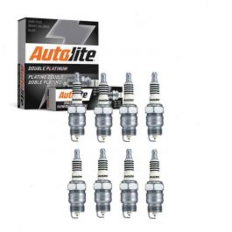 8 pc Autolite Double Platinum Spark Plug for 1972-1974 Ford E-200 Econoline