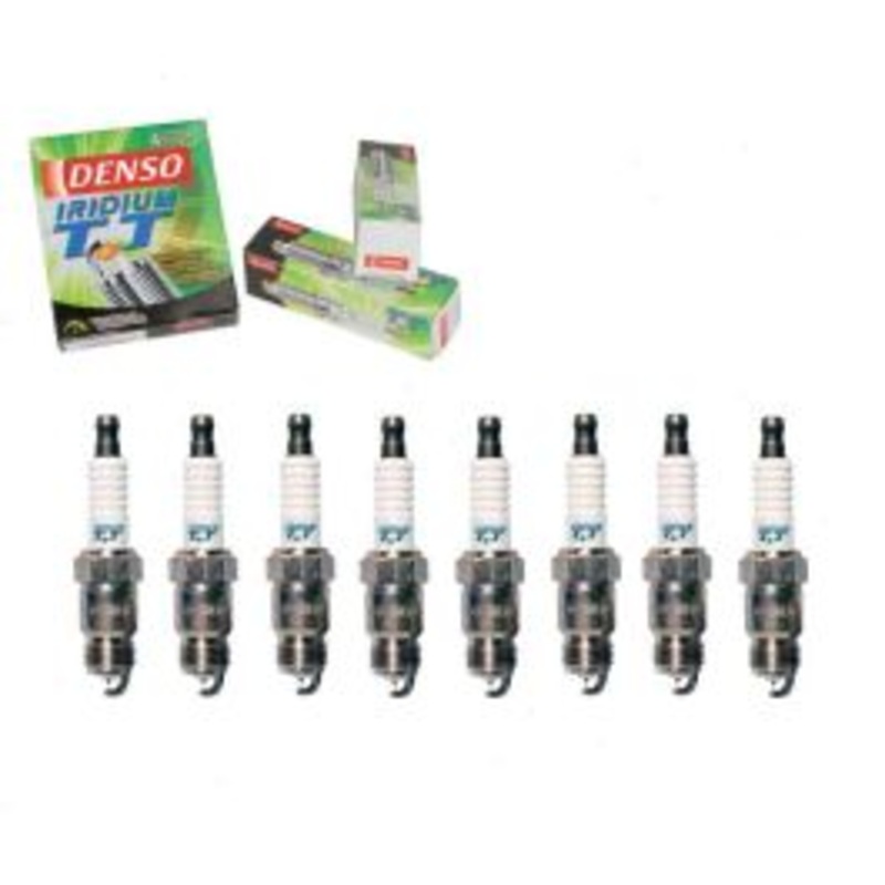 8 pc DENSO Iridium TT Spark Plugs for 1969-1970 Jeep J-3800 5.7L V8