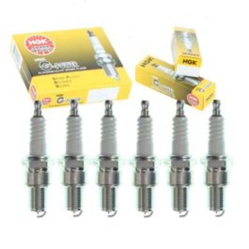 6 pc NGK G-Power Spark Plugs for 1977-1978 BMW 630CSi 3.0L L6