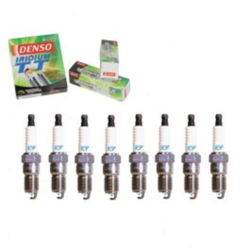 8 pc DENSO Iridium TT Spark Plugs for 2003-2009 Ford E-450 Super Duty 5.4L V8