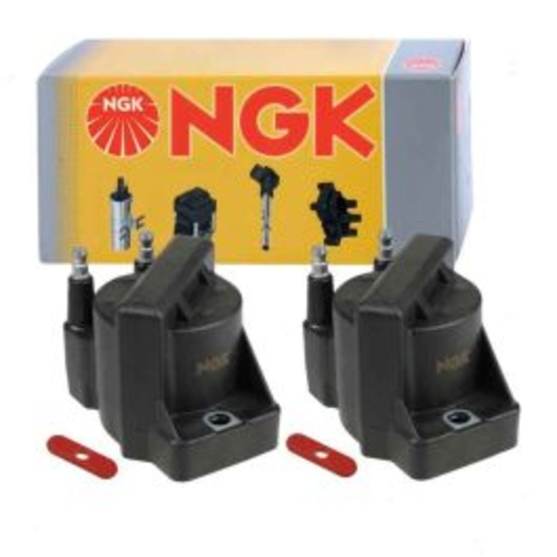 2 pc NGK Ignition Coils for 1987-1989 Buick Skyhawk 2.0L L4