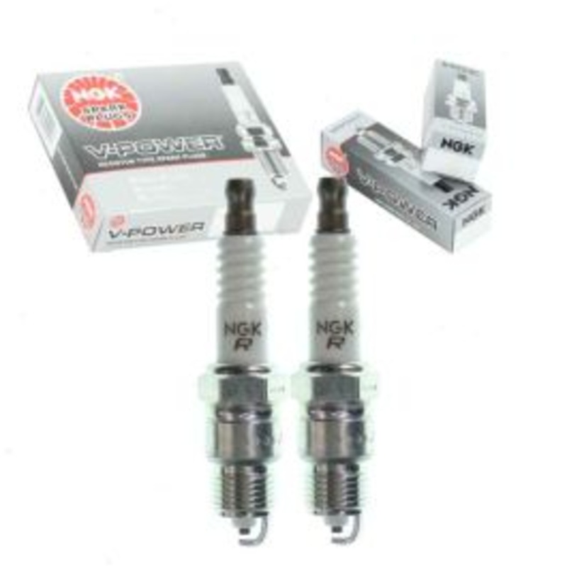 2 pc NGK V-Power 6630 UR4 Spark Plugs