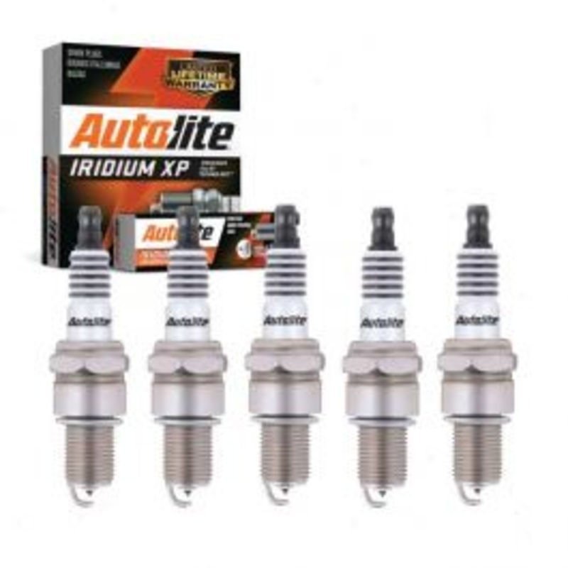 5 pc Autolite Iridium XP Spark Plug for 1988-1991 Audi 90 2.3L L5