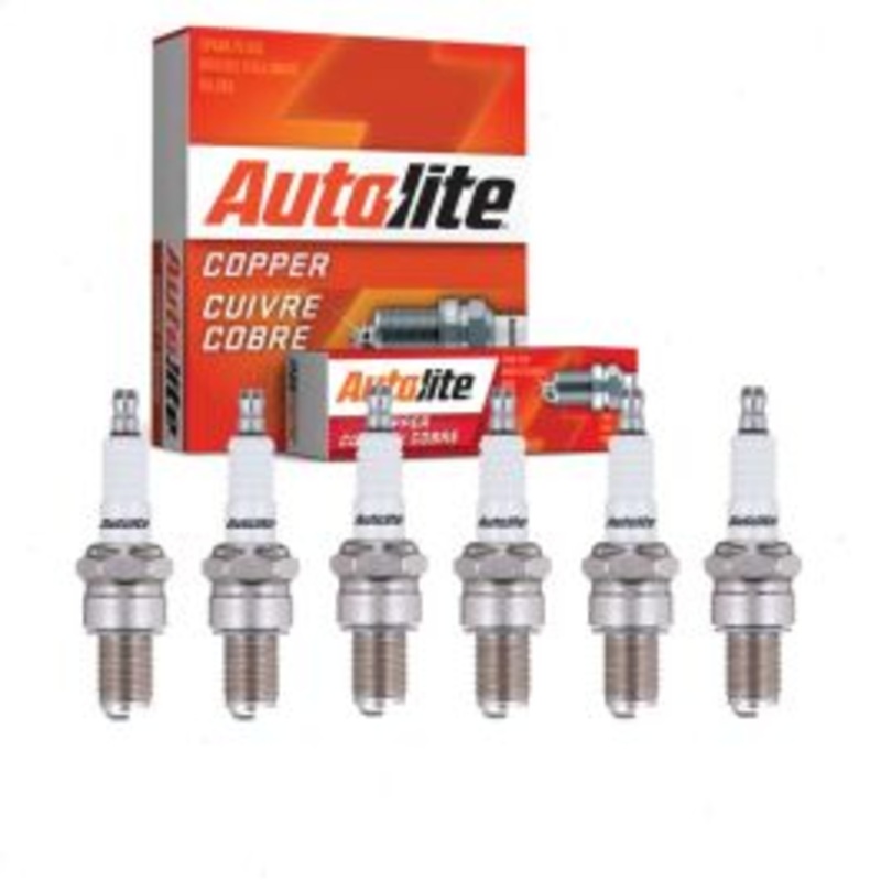 6 pc Autolite Copper Core Spark Plugs for 1955-1958 BMW 501 2.1L L6