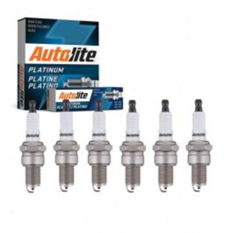 6 pc Autolite Platinum Spark Plug for 1964-1965 Pontiac LeMans 3.5L L6