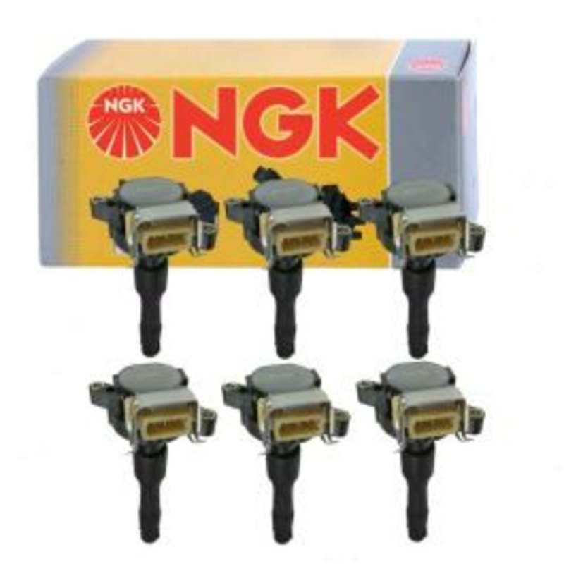 6 pc NGK Ignition Coils for 2001-2002 BMW 330Ci 3.0L L6