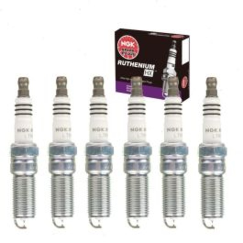 6 pc NGK Ruthenium HX Spark Plugs for 2004-2005 GMC Envoy XUV 4.2L L6