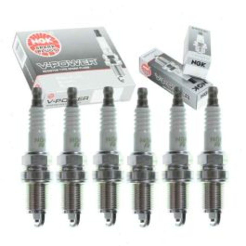 6 pc NGK V-Power Spark Plugs for 1981-1985 Jeep Scrambler 4.2L L6