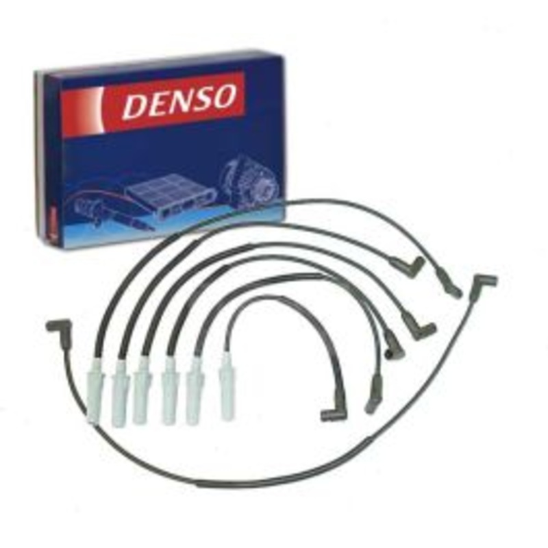 DENSO Spark Plug Wire Set for 1992-1993 Dodge D150 3.9L V6