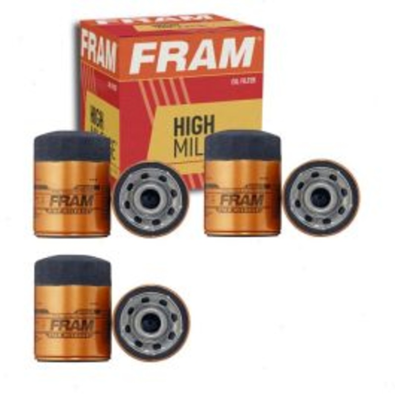 3 pc FRAM High Mileage HM3675 Engine Oil Filters