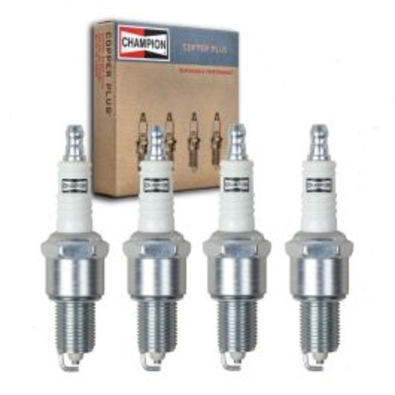 4 pc Champion Copper Plus Spark Plugs for 1965 GMC PB1500 Series 2.5L L4