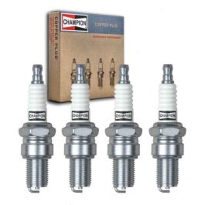 4 pc Champion Copper Plus Spark Plugs for 1976-1981 Honda Accord 1.6L 1.8L L4