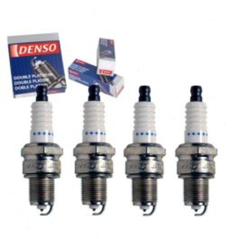 4 pc DENSO Double Platinum Spark Plugs for 1982-1983 Nissan Stanza 2.0L L4